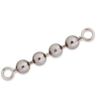 Luhr Jensen Swivel Chains 3 bead  4pk