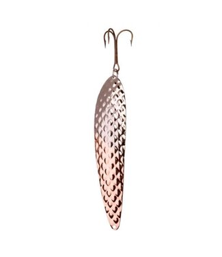 Lucky Strike Canoe Wobbler - Hammered Nickel Copper