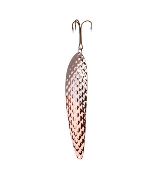Lucky Strike Canoe Wobbler - Hammered Nickel Copper