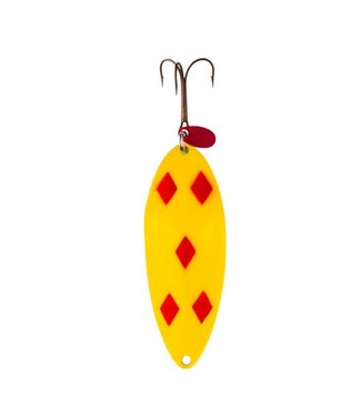 Lucky Strike Lizard Lure - Red Yellow Diamond