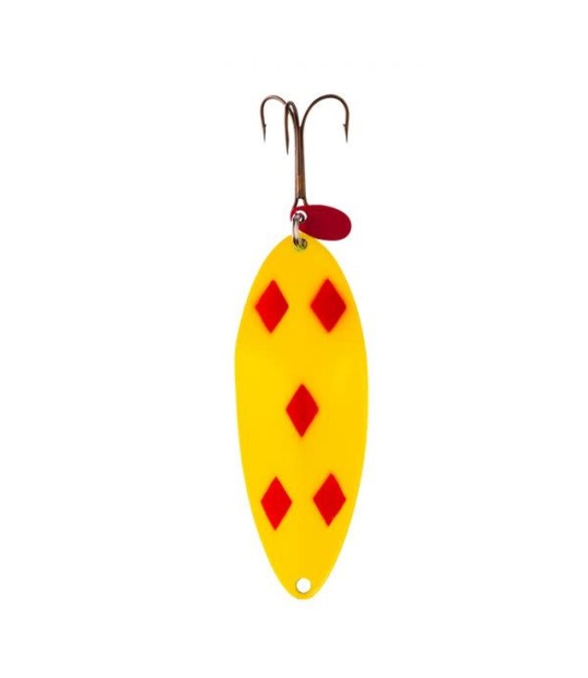 Lucky Strike Lizard Lure - Red Yellow Diamond
