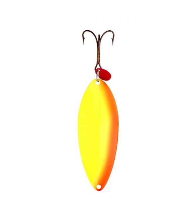 Lucky Strike Lizard Lure - FL Yellow Orange Nickel