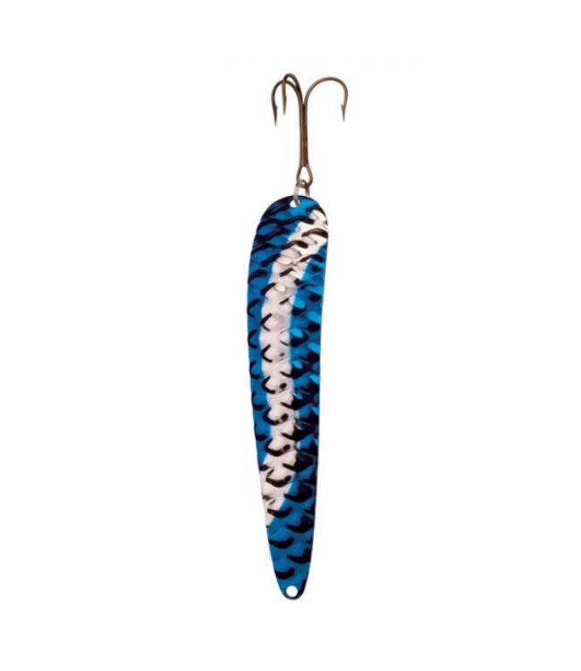 Lucky Strike Canoe Wobbler - Hammered Nickel Blue