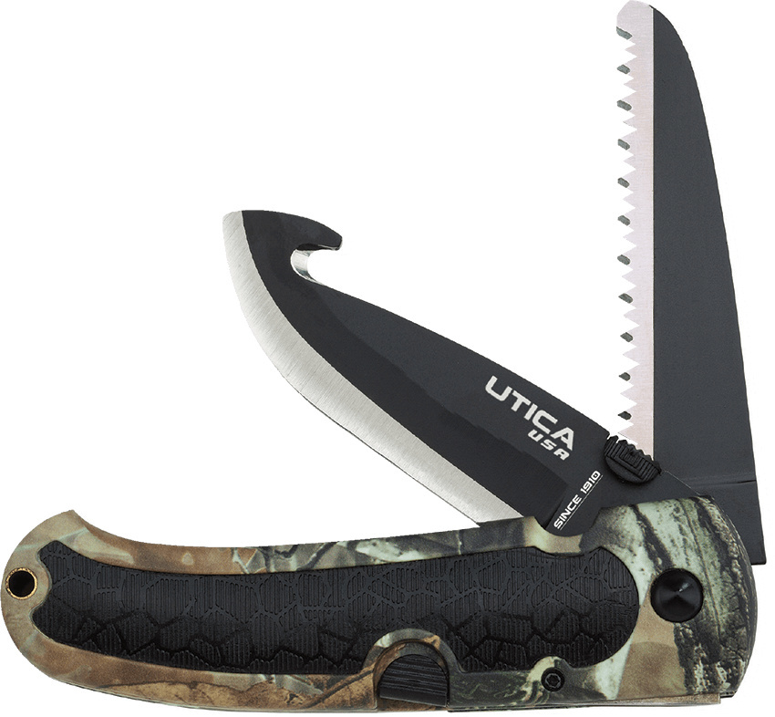 Utica Knives Heritage 1910 Blade (Guthook/Saw) Utica Knives Heritage 1910 Blade (Guthook/Saw)