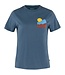 Fjallraven Womens Nature T-Shirt Indigo Blue