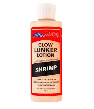 Glow Lunker Lotion Shrimp 4oz Bottle