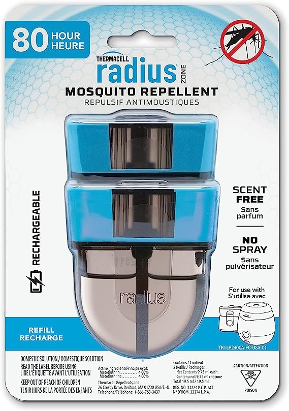 Thermacell Rechargeable Mosquito Repellent Refills 72 Hours Corlane