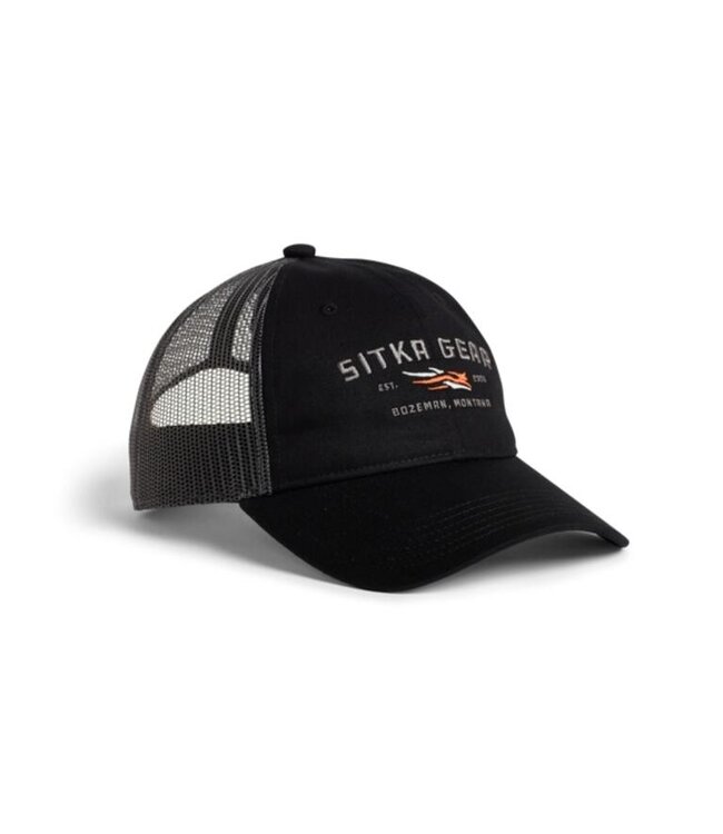 Sitka Sitka Badge Wordmark Lo Pro Trucker OSFA - Black