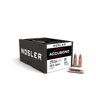 Nosler AccuBond Bullets .270 cal .277" 130 gr SBT-ACB 50/ct