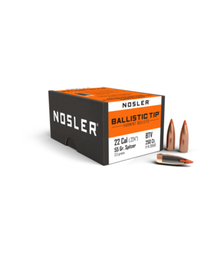 Nosler Nosler 39560 Rifle Bullets 22Cal 55Gr Ballistic Tip Varmit Pak .224
