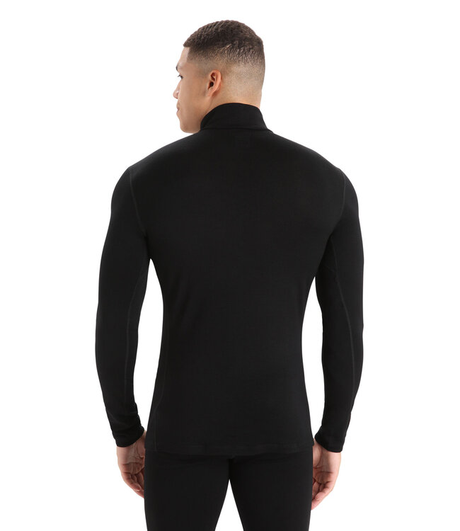 Icebreaker Merino Clothing Inc Icebreaker Mens 260 Tech LS Half Zip Black
