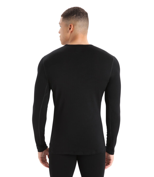 Icebreaker Merino Clothing Inc Mens 260 Tech LS Crewe Black