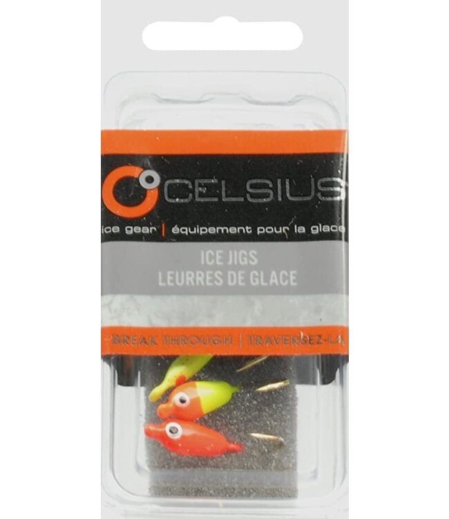 Celsius Ice Jigs  Moon  Glitter 5pk Assorted