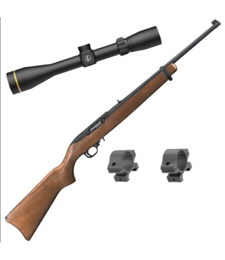 Ruger 10/22 Rifle with Leupold Rimfire Scope Kit