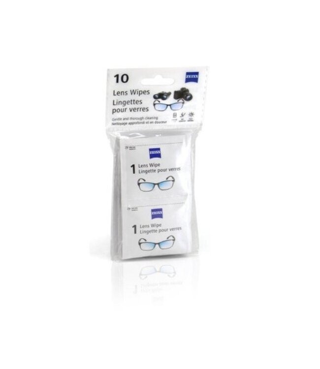 Zeiss Optics Zeiss Lens Cleaning Wipes 10 Pack