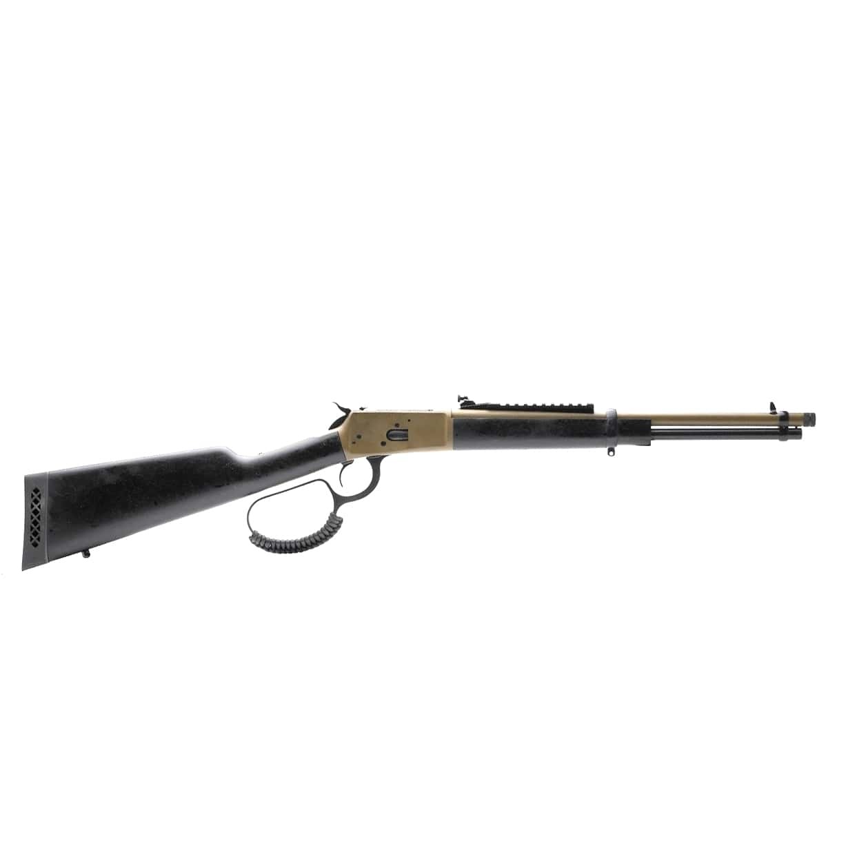 R92 Carbine 357 Mag 81 FDE Black Big Loop Lever Adj. Peep Sight