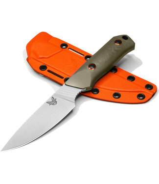 Benchmade Raghorn SelectEdge Fixed Blade Drop Point Blue Class OD Green