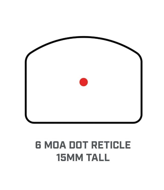 Bushnell Bushnell 1x21mm RXC-200 6 MOA Red Dot Black Reflex Sight