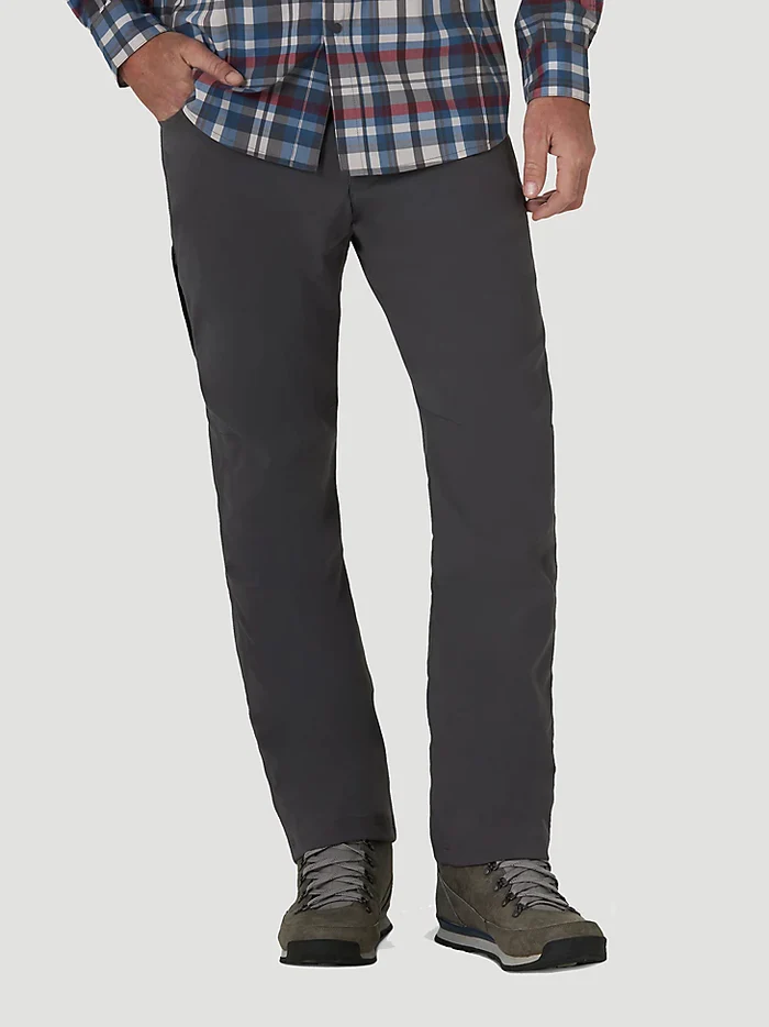 thumbnail image 2 of Wrangler ATG Fleece Lined Utility Pants For Men - Black, Water Repellent, Multiple Sizes 30-38 2 of 5