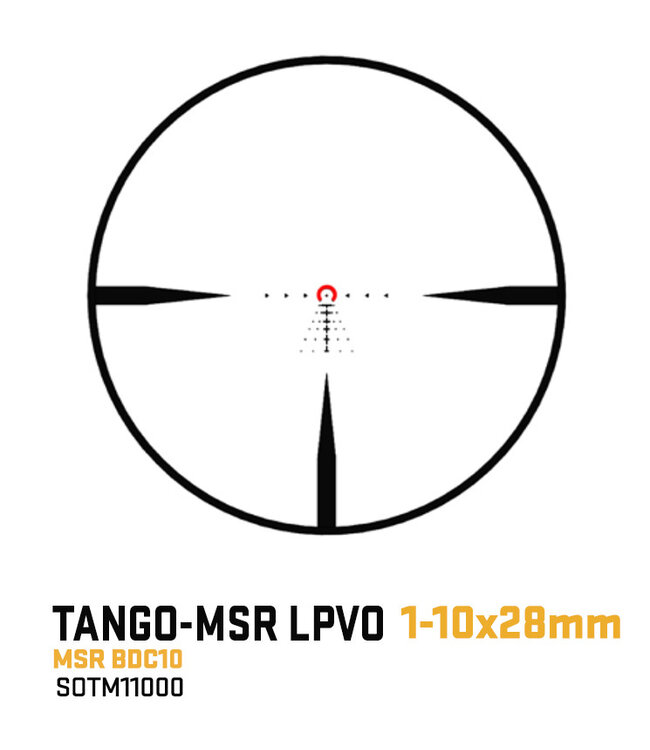 Sig Sauer Tango MSR Scope 1-10x28mm illum SFP MSR BDC10 Black