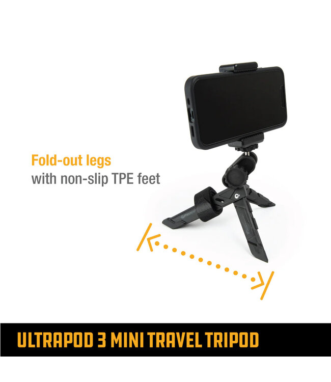 UltraPod 3 Mini Travel Tripod w/Phone Mount