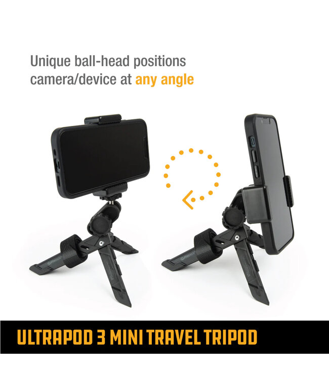 UltraPod 3 Mini Travel Tripod w/Phone Mount