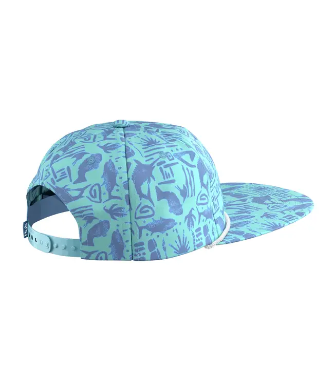 Huk Tiki Beach Huk Rope Hat Blue