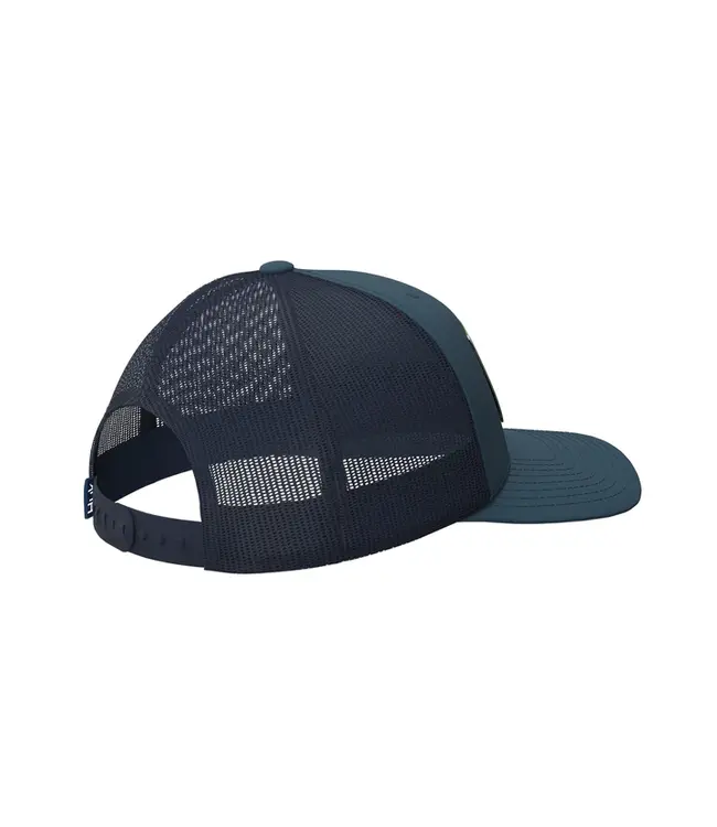 Huk Huk Bold Patch Trucker Hat Blue