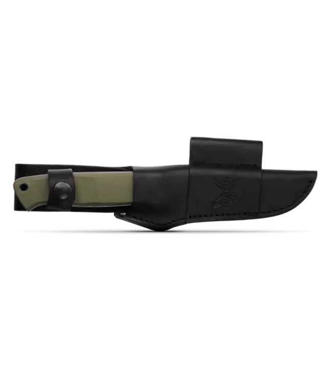 Benchmade Sibert Bushcrafter Fixed Blade Drop Point Blue Class