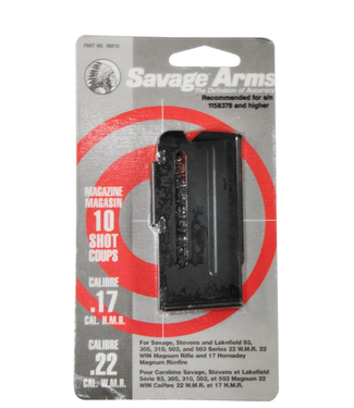 Savage Arms Savage 93,305,310,502,503 22WMR & 17 HMR 10rd Magazine