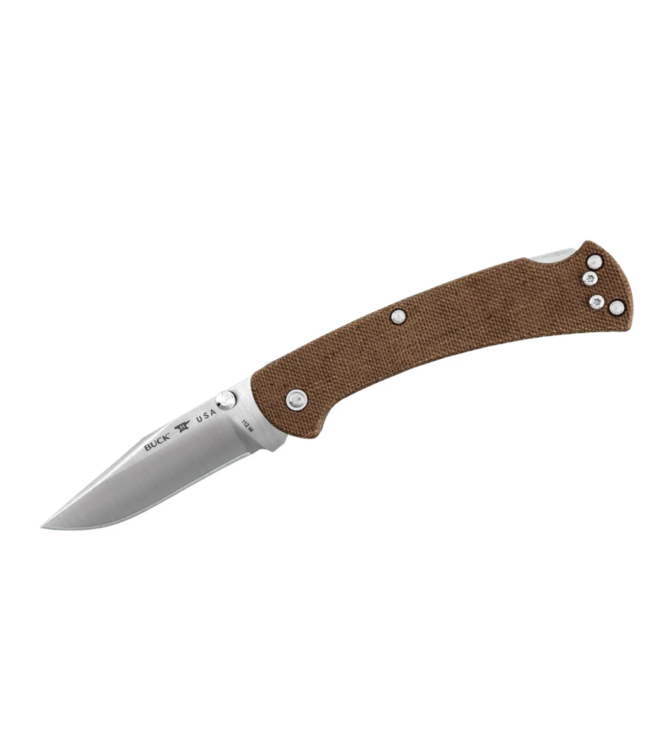 Buck Knives Buck 3112BRS-B Slim Ranger Pro Brown Canvas (Discontinued) 12177