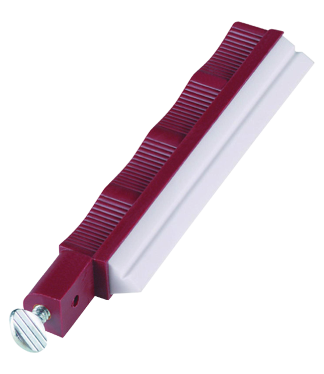 Fine Serrated Sharpening Hone - Maroon Holder - LSERT