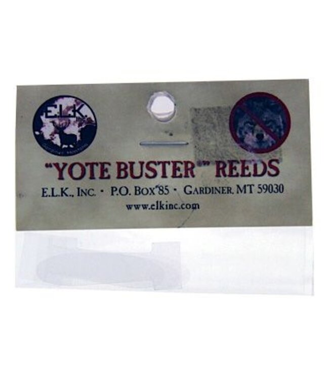 E.L.K. Calls YOTE BUSTER REEDS