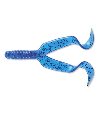 Mister Twister Double Tail 4" 10pc Blue Sapphire