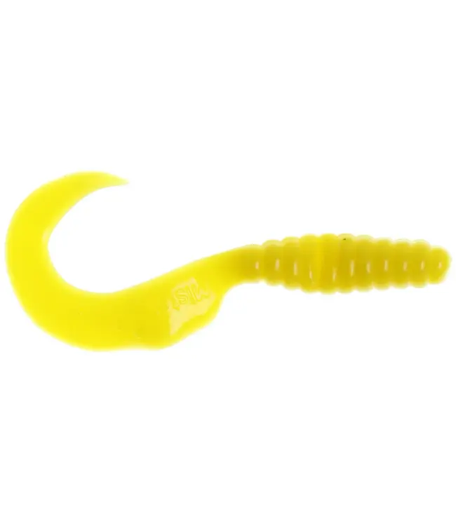 MISTER TWISTER 4T10-2 4" TWISTER TAIL YELLOW