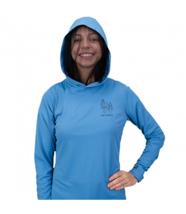Connec Womens Breeze Hoodie Azure