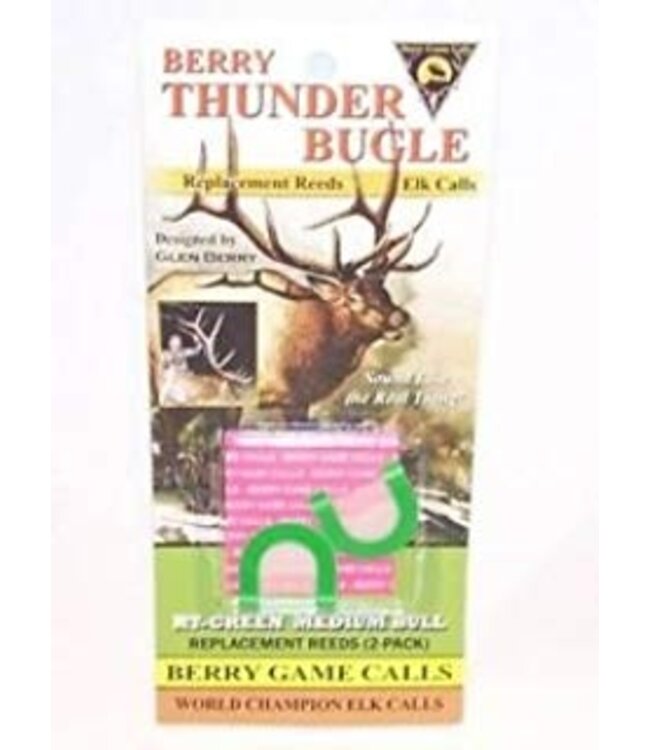Berry Game Calls THUNDER BUGLE GREEN REED