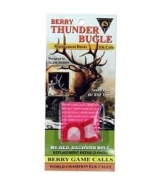 Berry Game Calls THUNDER BUGLE RED CRISS CROSS TRIPLE REED