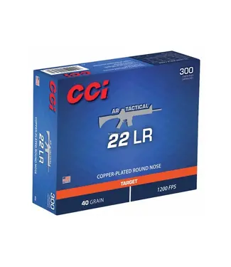 CCI AR Tactical  22LR  40GR CPRN 300 rounds