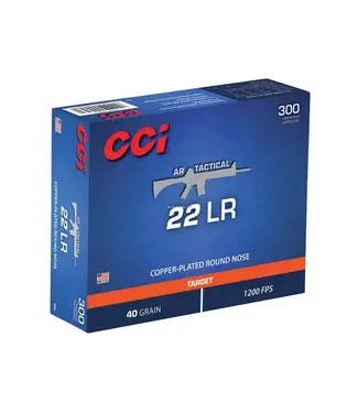 CCI AR Tactical  22LR  40gr CPRN 300rd