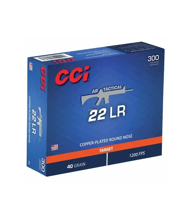 CCI AR Tactical  22LR  40gr CPRN 300 rounds