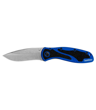 Kershaw Blur Knife 3.5" Stonewash Navy Blue