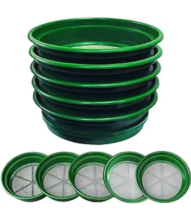 SE 5 Pc Stackable Sifting Pan Set