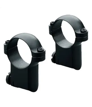 Leupold Ringmounts Matte Black 1" Ruger M77 Extended High