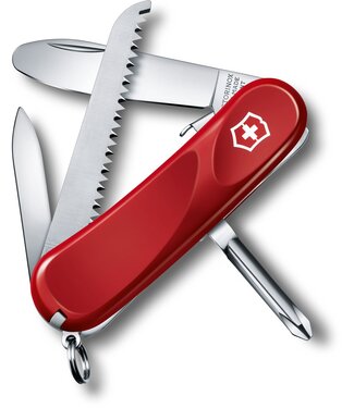 Victorinox Swiss Army Junior Folding Pocket Knife Red