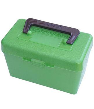 MTM Deluxe Flip-Top Ammo Box with Handle 50 Round