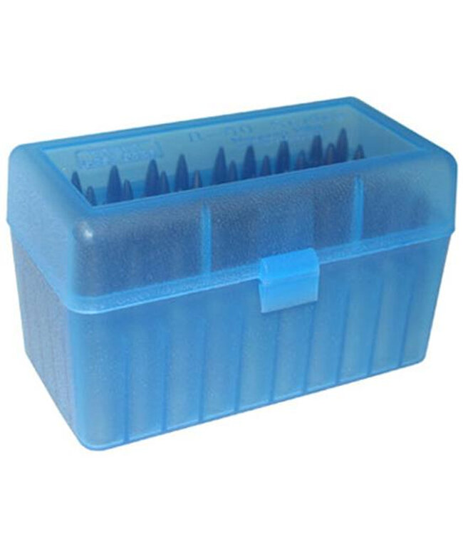 MTM Case-Gard R-50 Series 50 Rounds Midlength Rifle Ammunition Box