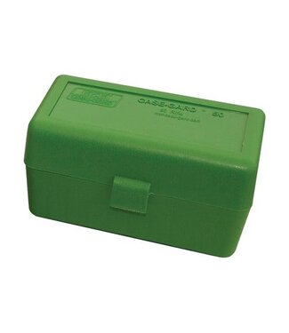 MTM Flip Top 270 Ammo Box 50rds Green/Black