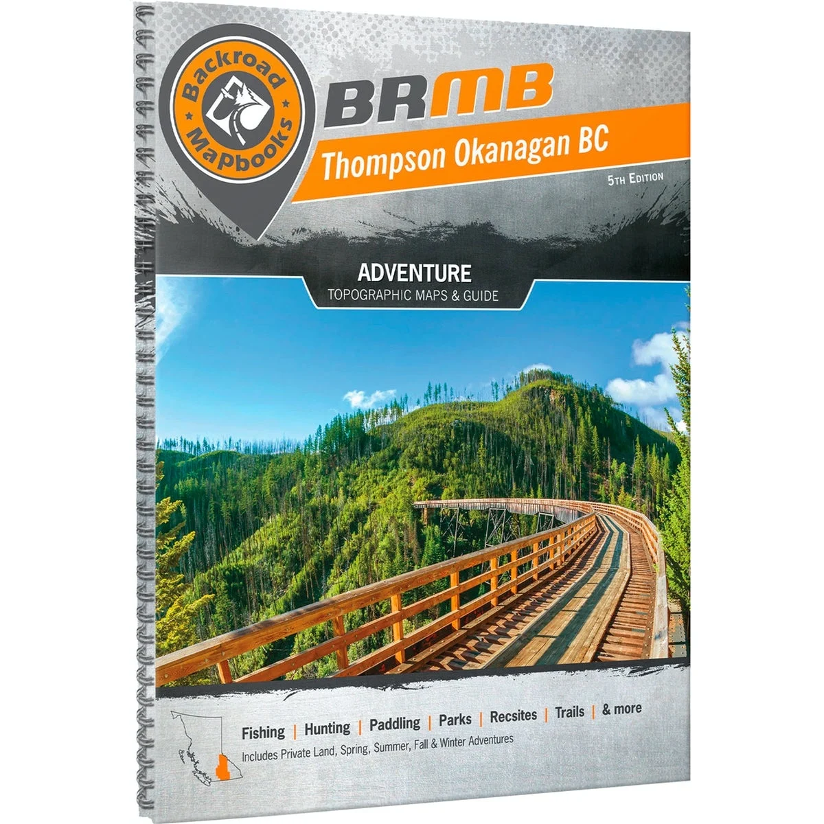 Backroad Mapbook Thompson Okanagan Adventure 5th Edition Book - Corlane ...