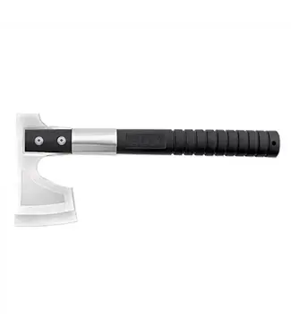SOG Knives SOG Camp Axe- Satin, Grn Handle, Blade Cover